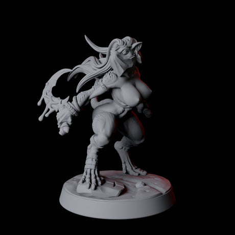 Ratfolk Pin-up Miniature for Dungeons and Dragons, Pathfinder or other TTRPGs