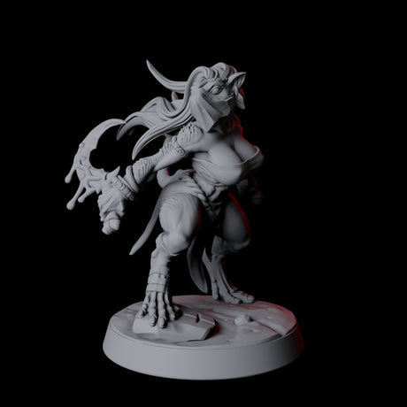 Ratfolk Pin-up Miniature for Dungeons and Dragons, Pathfinder or other TTRPGs