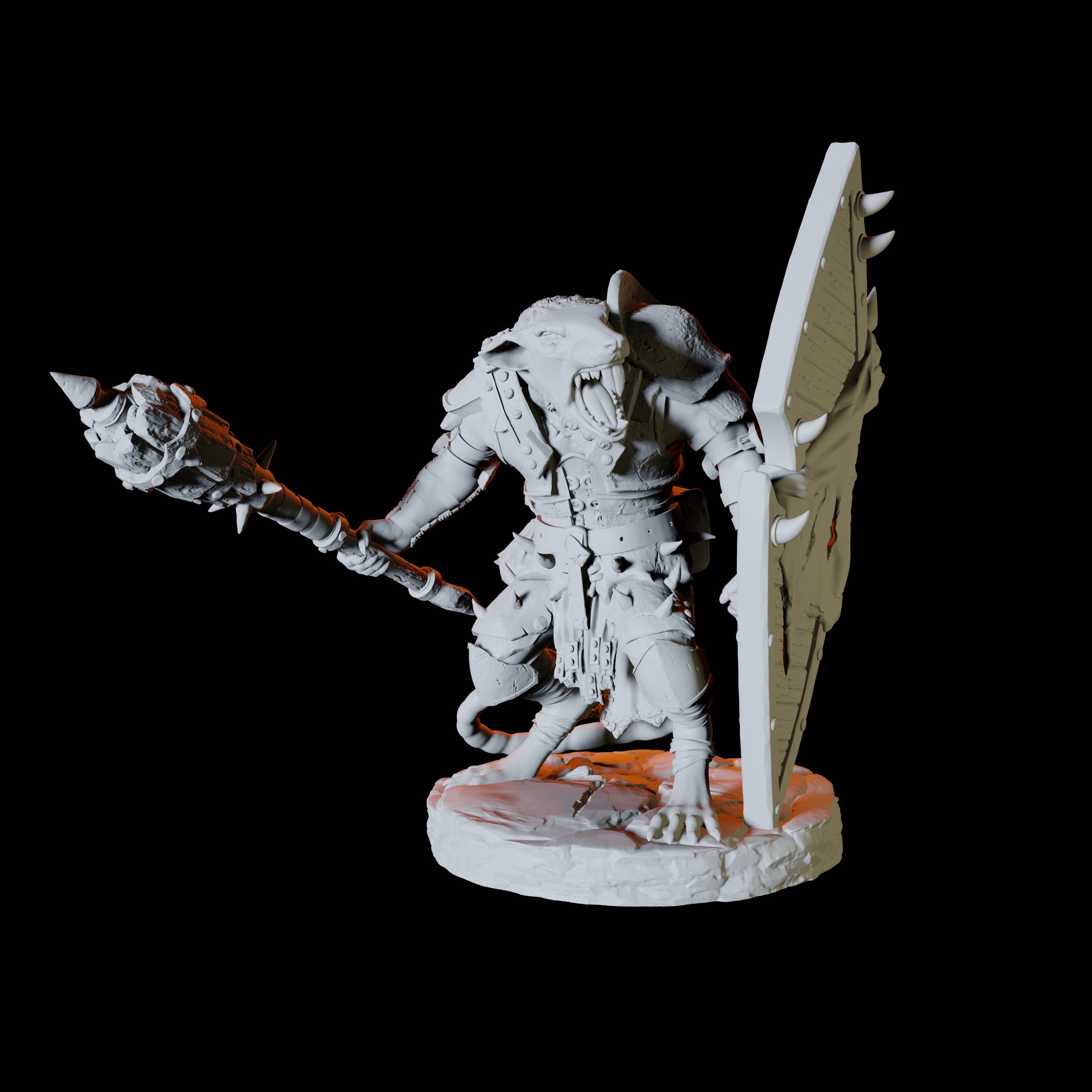 Ratfolk Scout C Miniature for Dungeons and Dragons, Pathfinder or other TTRPGs