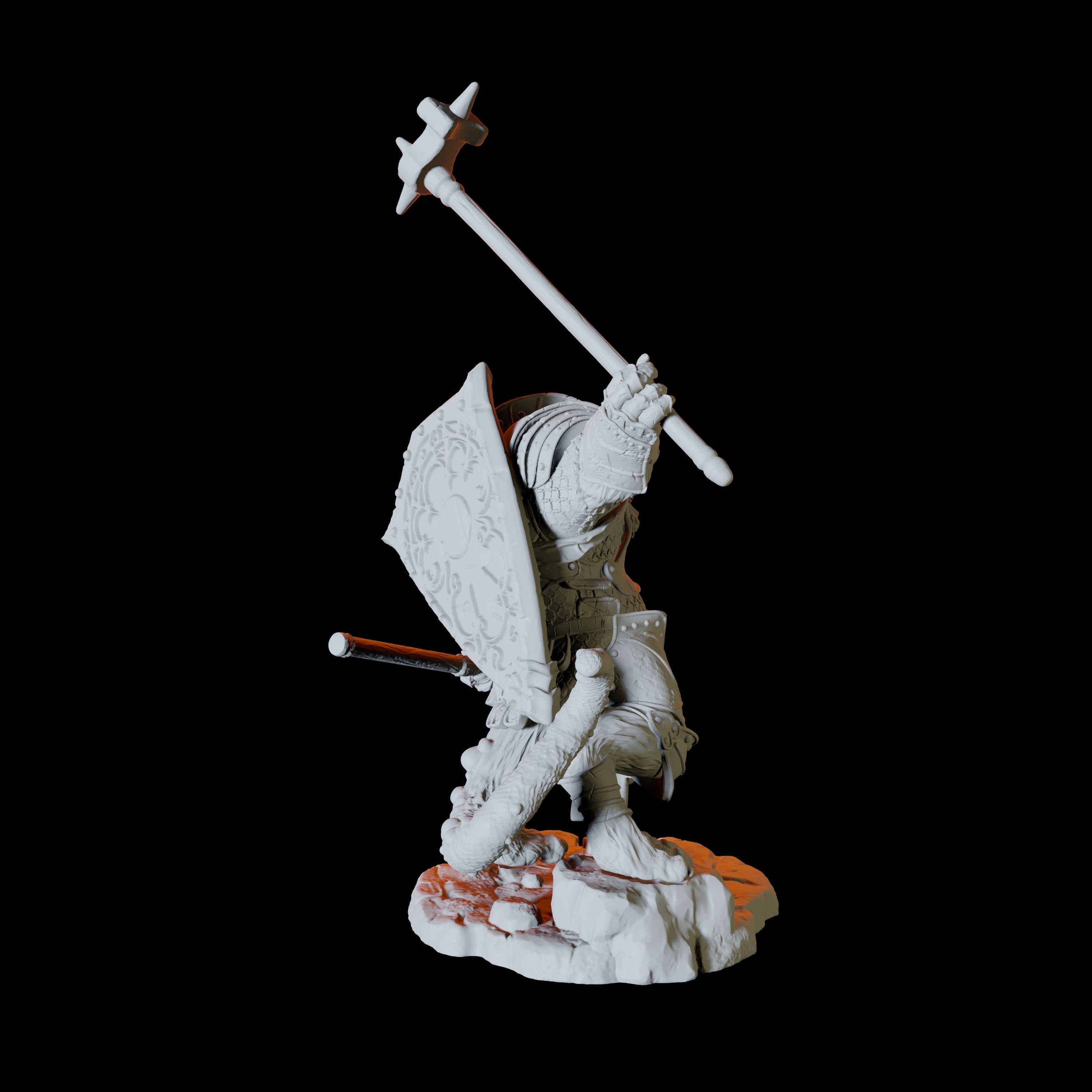 Ratfolk Soldier B Miniature for Dungeons and Dragons, Pathfinder or other TTRPGs