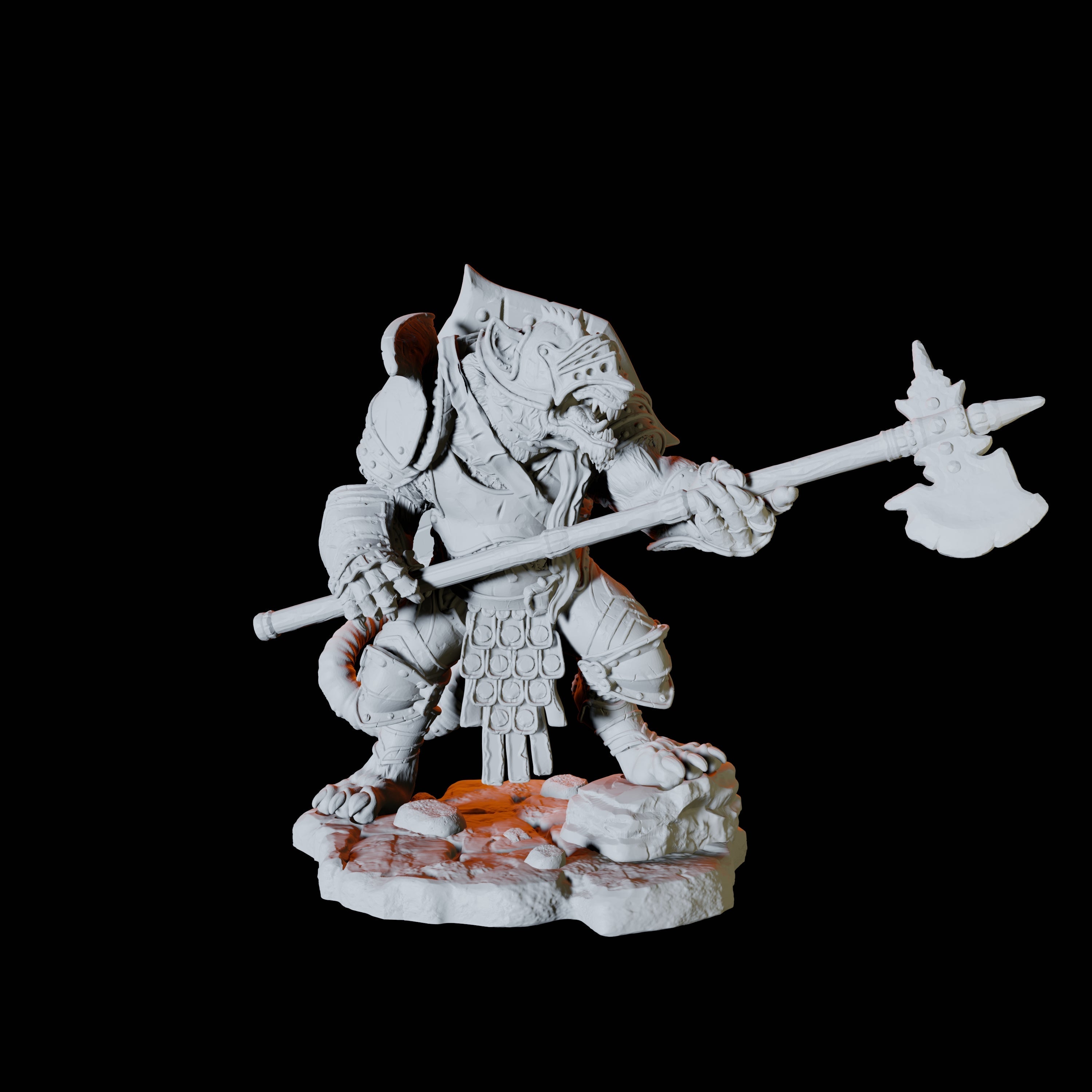 Ratfolk Soldier C Miniature for Dungeons and Dragons, Pathfinder or other TTRPGs