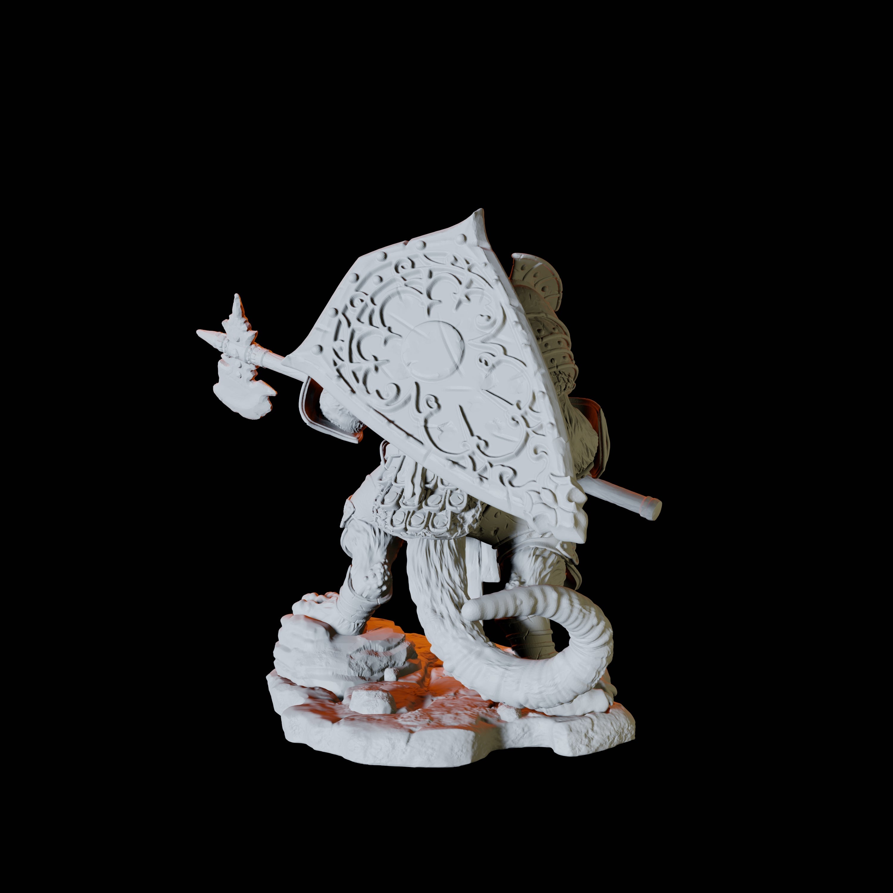 Ratfolk Soldier C Miniature for Dungeons and Dragons, Pathfinder or other TTRPGs