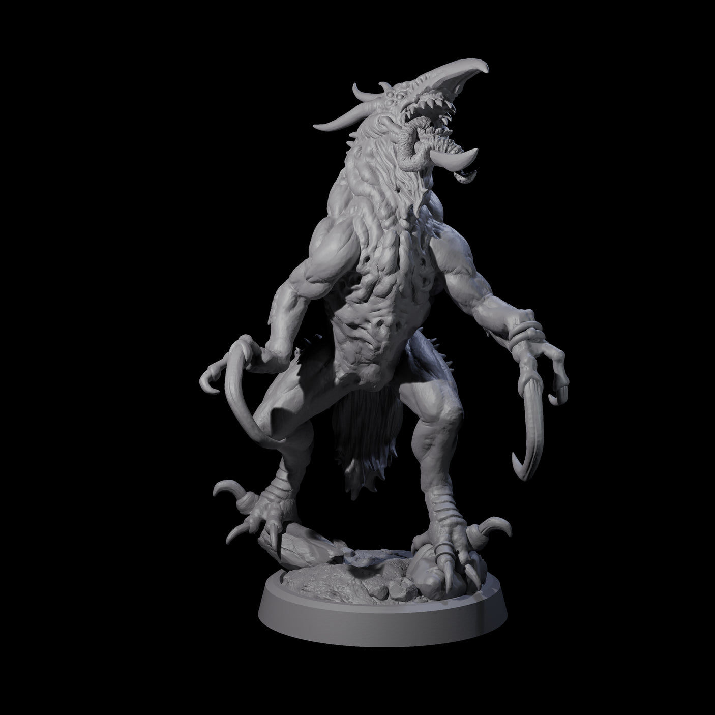 Ravaged Axe Beak Beast A Miniature for Dungeons and Dragons, Pathfinder or other TTRPGs