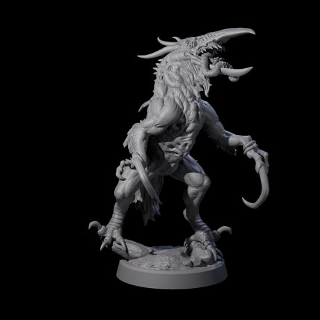 Ravaged Axe Beak Beast A Miniature for Dungeons and Dragons, Pathfinder or other TTRPGs