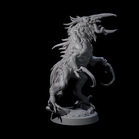 Ravaged Axe Beak Beast A Miniature for Dungeons and Dragons, Pathfinder or other TTRPGs