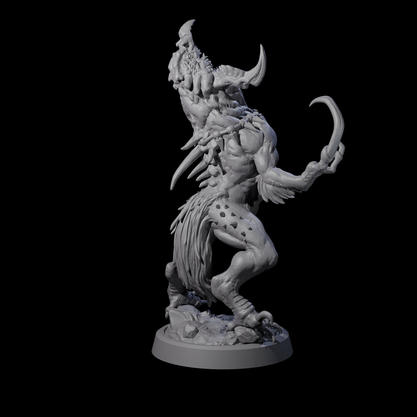 Ravaged Axe Beak Beast C Miniature for Dungeons and Dragons, Pathfinder or other TTRPGs