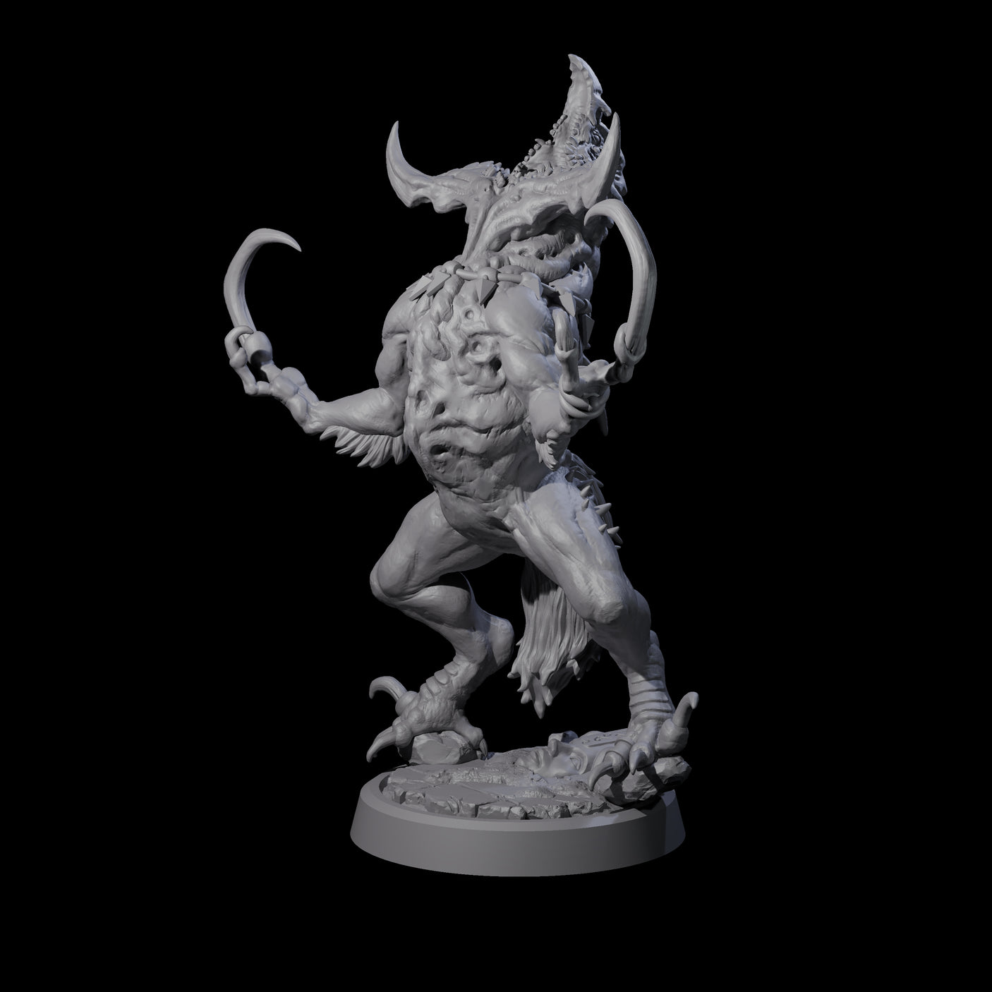 Ravaged Axe Beak Beast C Miniature for Dungeons and Dragons, Pathfinder or other TTRPGs