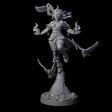 Raven Loving Druid Miniature for Dungeons and Dragons, Pathfinder or other TTRPGs