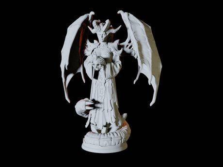 Raven Queen Miniature for Dungeons and Dragons, Pathfinder or other TTRPGs