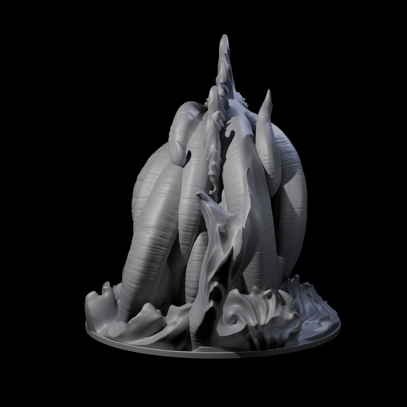 Ravenous Aboleth Overlord Miniature for Dungeons and Dragons, Pathfinder or other TTRPGs