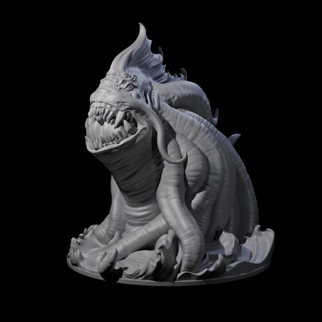 Ravenous Aboleth Overlord Miniature for Dungeons and Dragons, Pathfinder or other TTRPGs
