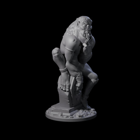 Ravenous Ghoul Necrophage Miniature for Dungeons and Dragons, Pathfinder or other TTRPGs