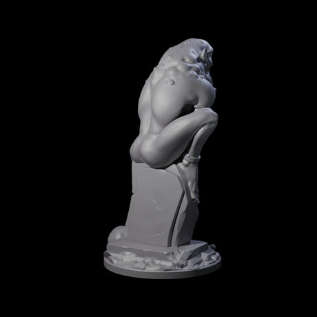 Ravenous Ghoul Necrophage Miniature for Dungeons and Dragons, Pathfinder or other TTRPGs