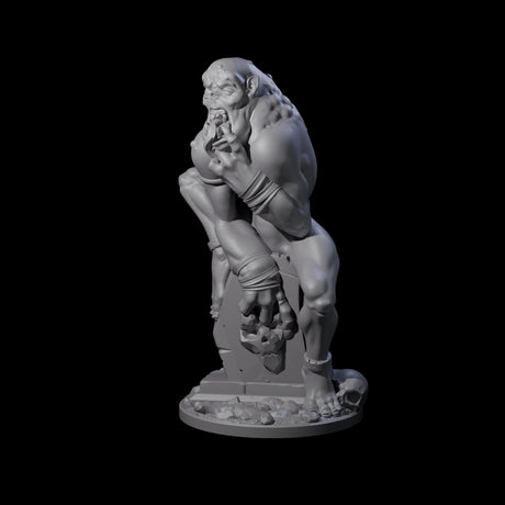 Ravenous Ghoul Necrophage Miniature for Dungeons and Dragons, Pathfinder or other TTRPGs