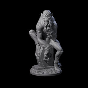 Ravenous Ghoul Necrophage Miniature for Dungeons and Dragons, Pathfinder or other TTRPGs