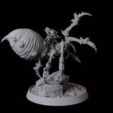 Rearing Giant Spider with Goblin Mount Miniature for Dungeons and Dragons, Pathfinder or other TTRPGs