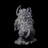 Rearing Stone Wooly Mammoth Miniature for Dungeons and Dragons, Pathfinder or other TTRPGs
