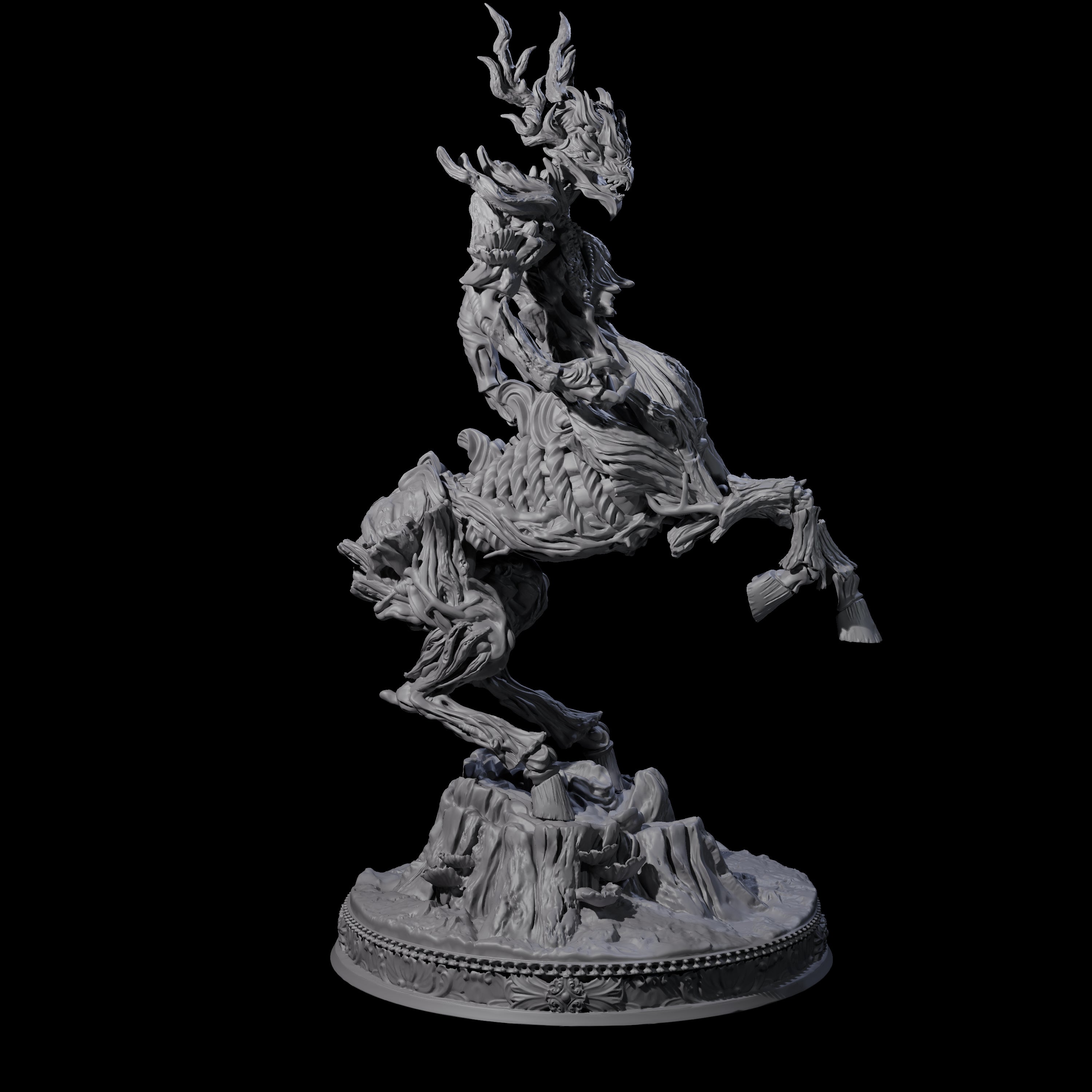 Rearing Twisted Tree Centaur Miniature for Dungeons and Dragons, Pathfinder or other TTRPGs