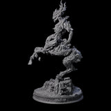 Rearing Twisted Tree Centaur Miniature for Dungeons and Dragons, Pathfinder or other TTRPGs