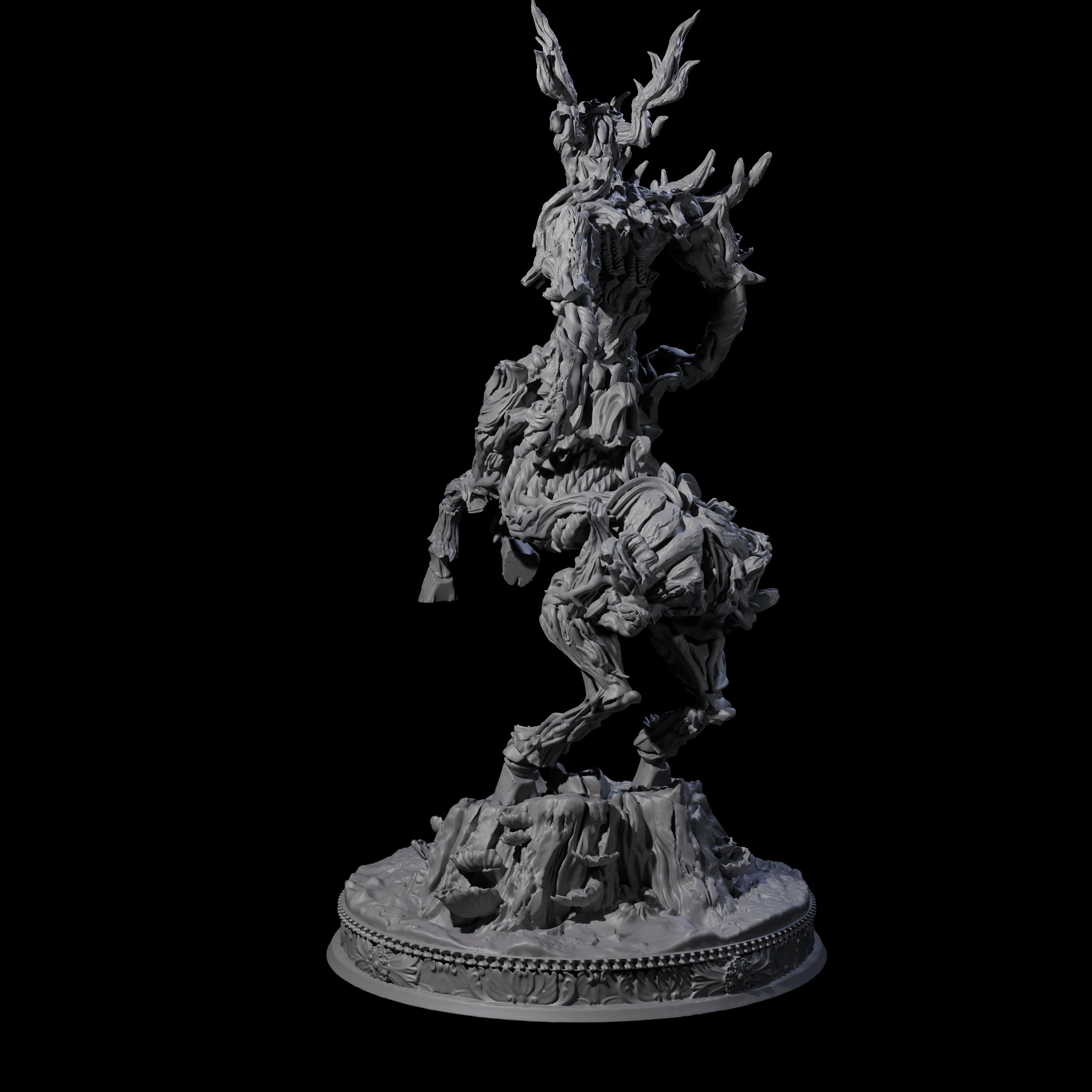 Rearing Twisted Tree Centaur Miniature for Dungeons and Dragons, Pathfinder or other TTRPGs