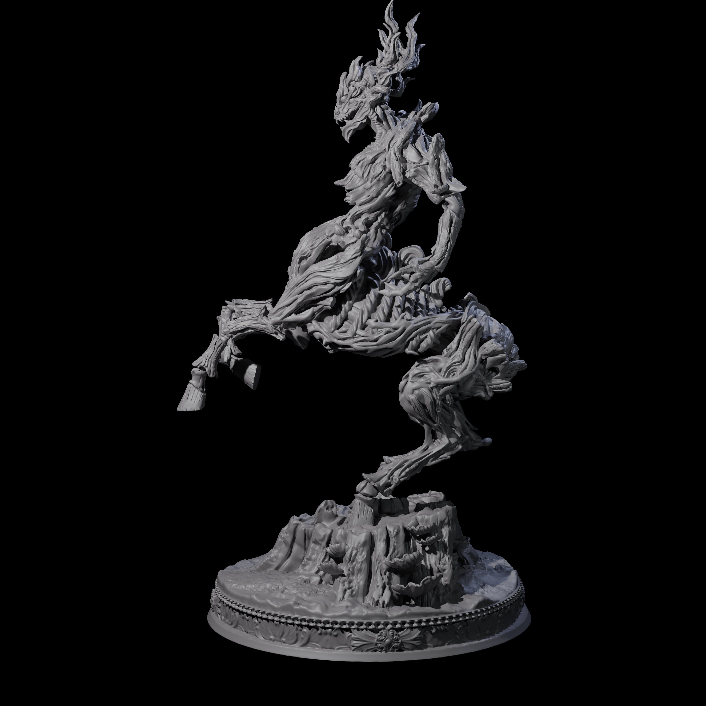 Rearing Twisted Tree Centaur Miniature for Dungeons and Dragons, Pathfinder or other TTRPGs