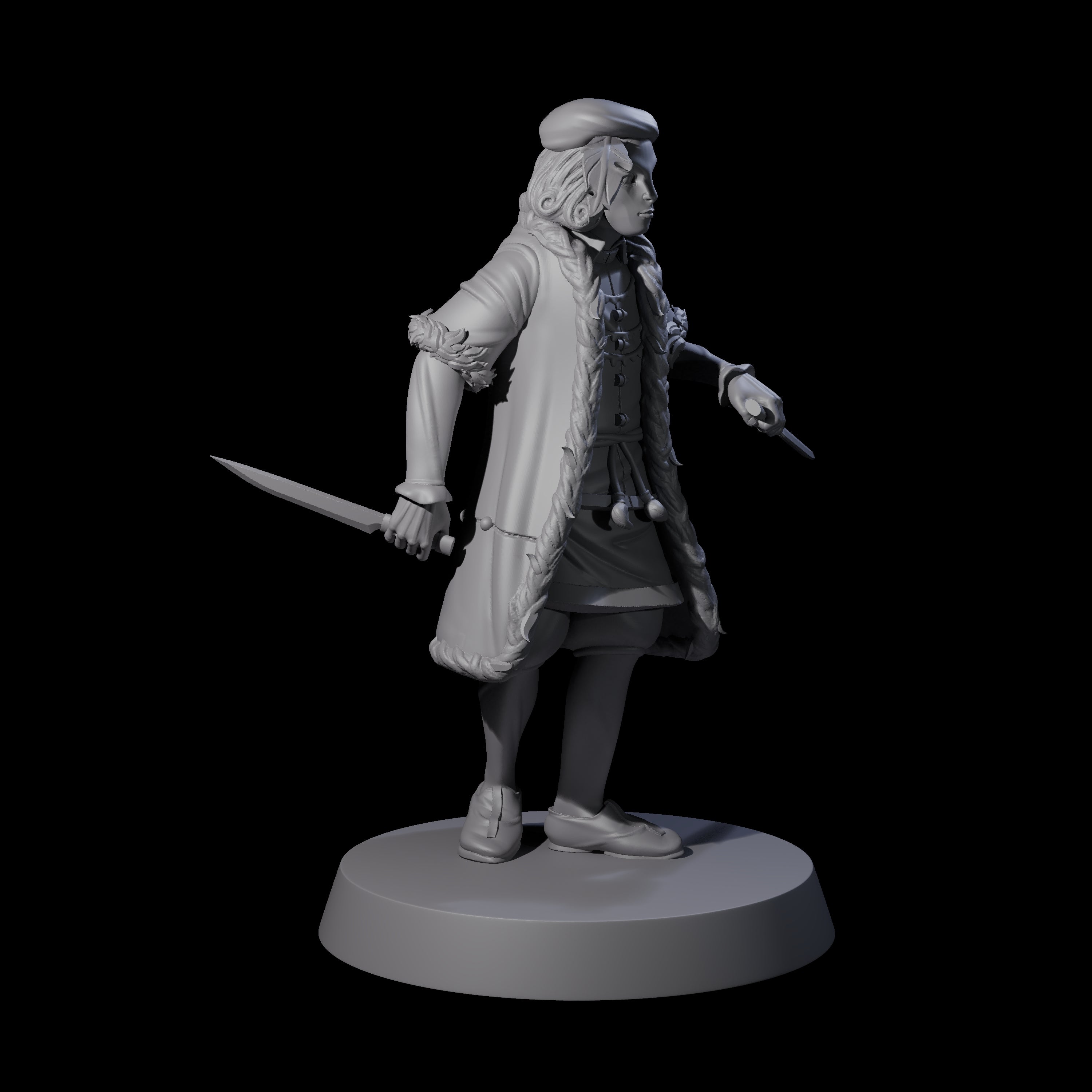 Rebellious Masked Citizen A Miniature for Dungeons and Dragons, Pathfinder or other TTRPGs