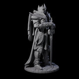 Regal Armoured King Miniature for Dungeons and Dragons, Pathfinder or other TTRPGs