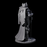 Regal Armoured King Miniature for Dungeons and Dragons, Pathfinder or other TTRPGs