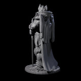 Regal Armoured King Miniature for Dungeons and Dragons, Pathfinder or other TTRPGs