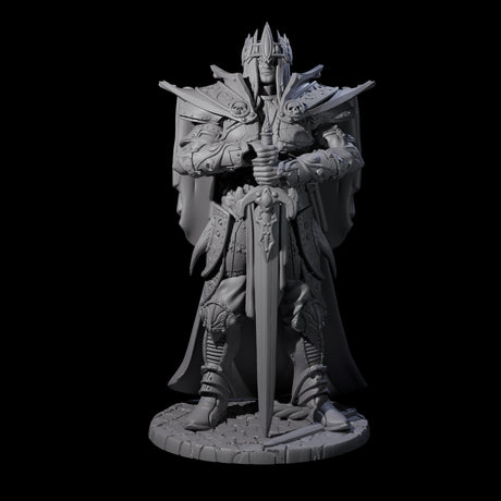 Regal Armoured King Miniature for Dungeons and Dragons, Pathfinder or other TTRPGs