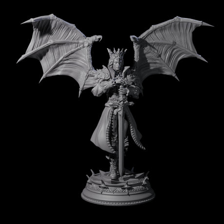 Regal King Miniature for Dungeons and Dragons, Pathfinder or other TTRPGs
