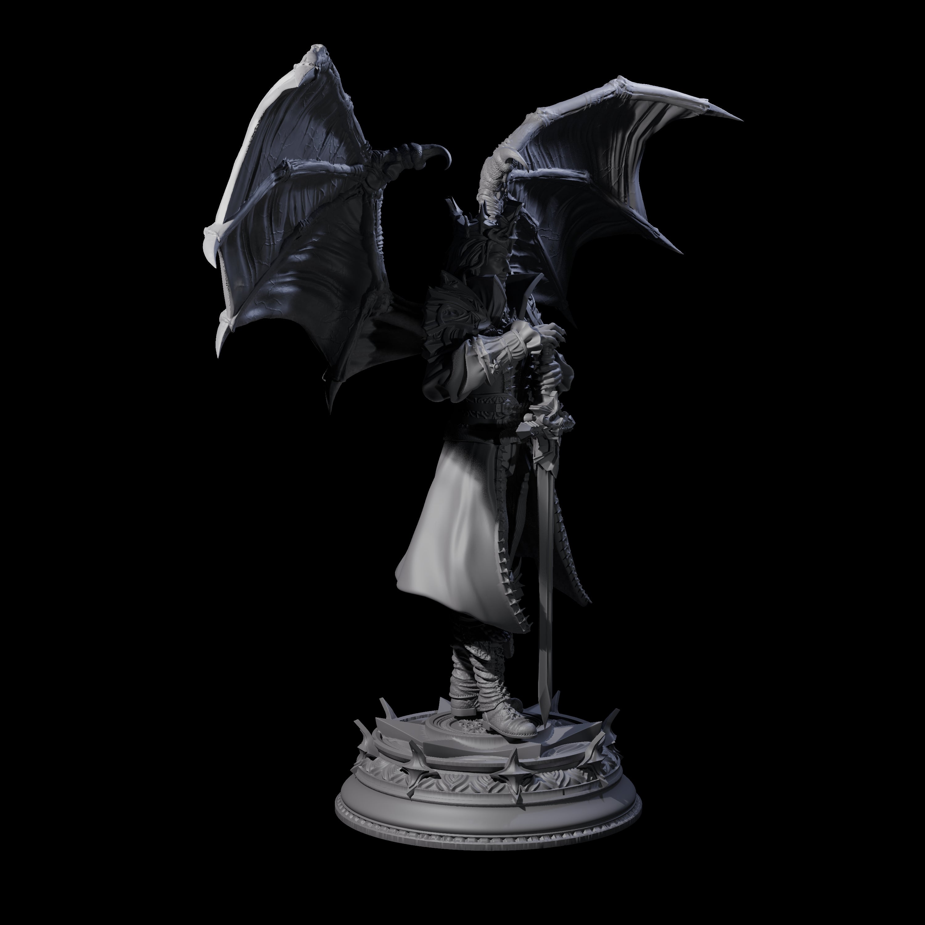 Regal King Miniature for Dungeons and Dragons, Pathfinder or other TTRPGs