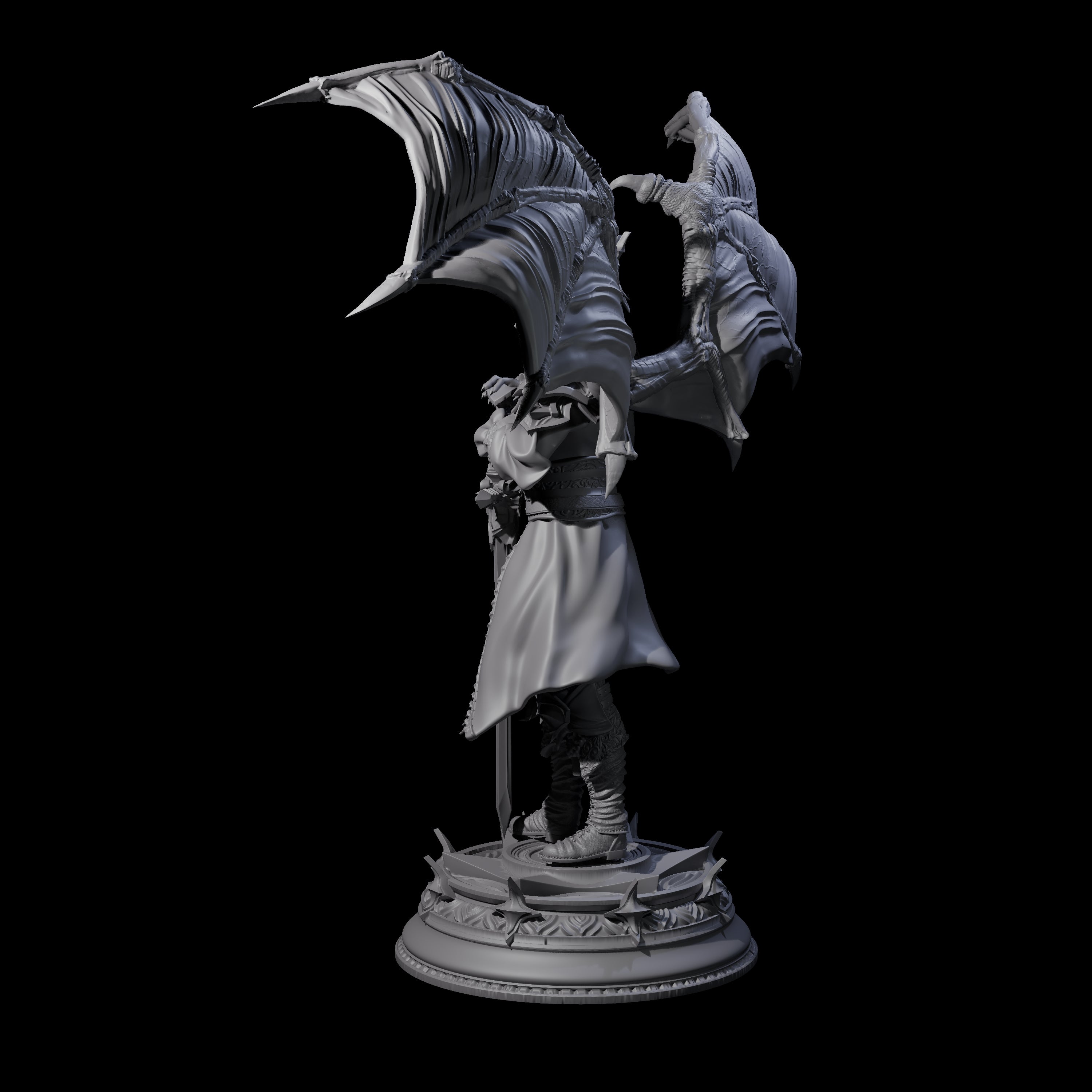 Regal King Miniature for Dungeons and Dragons, Pathfinder or other TTRPGs