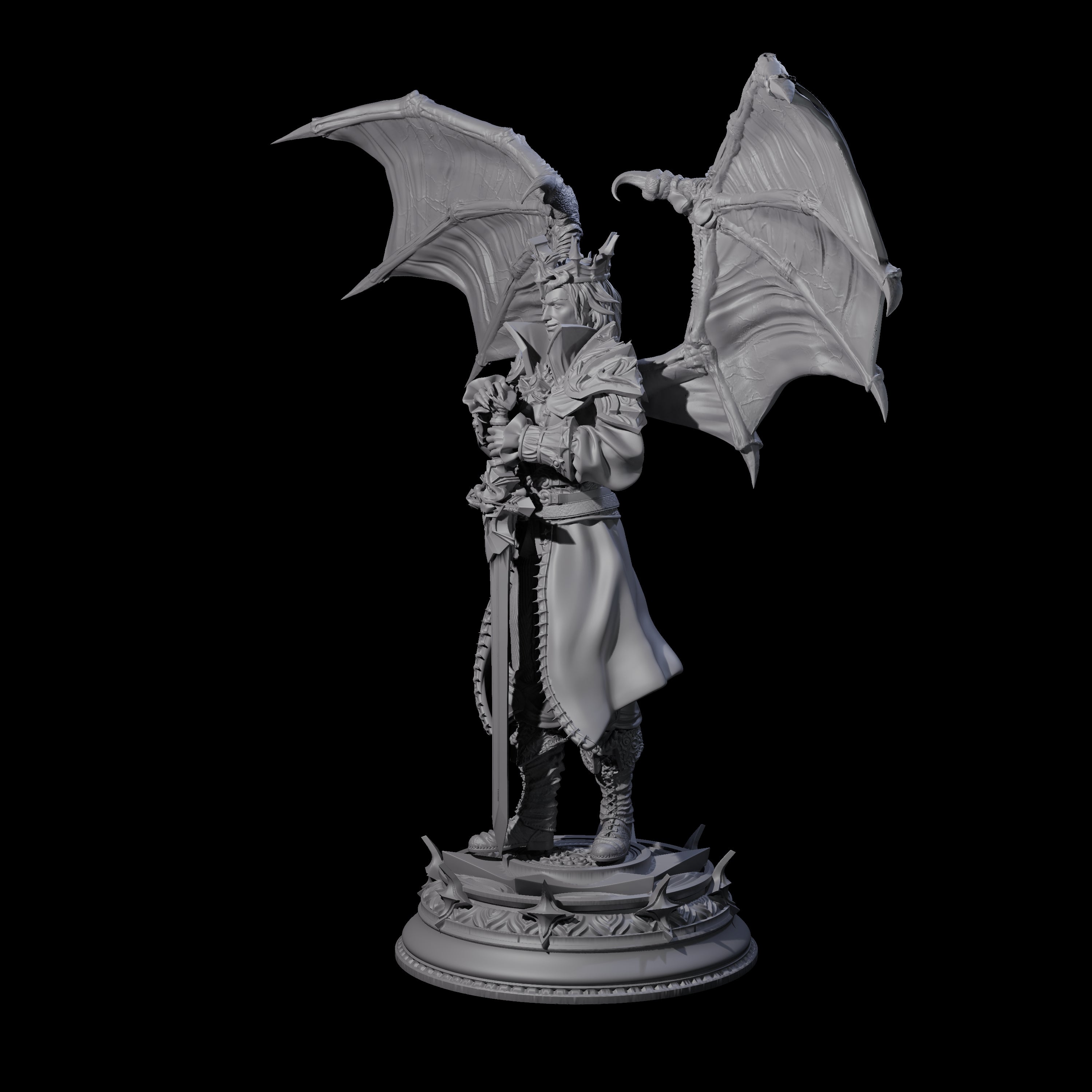 Regal King Miniature for Dungeons and Dragons, Pathfinder or other TTRPGs