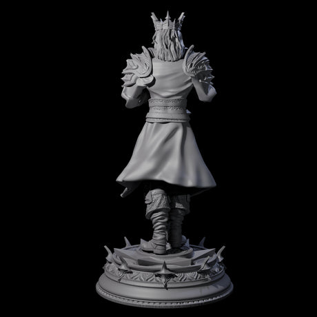 Regal King Miniature for Dungeons and Dragons, Pathfinder or other TTRPGs