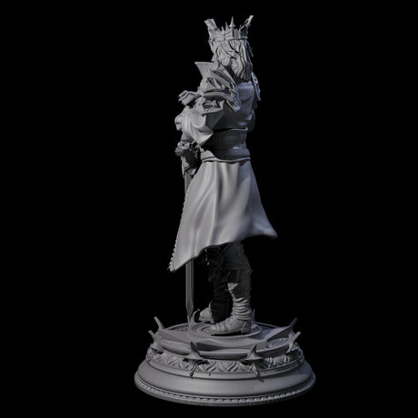 Regal King Miniature for Dungeons and Dragons, Pathfinder or other TTRPGs