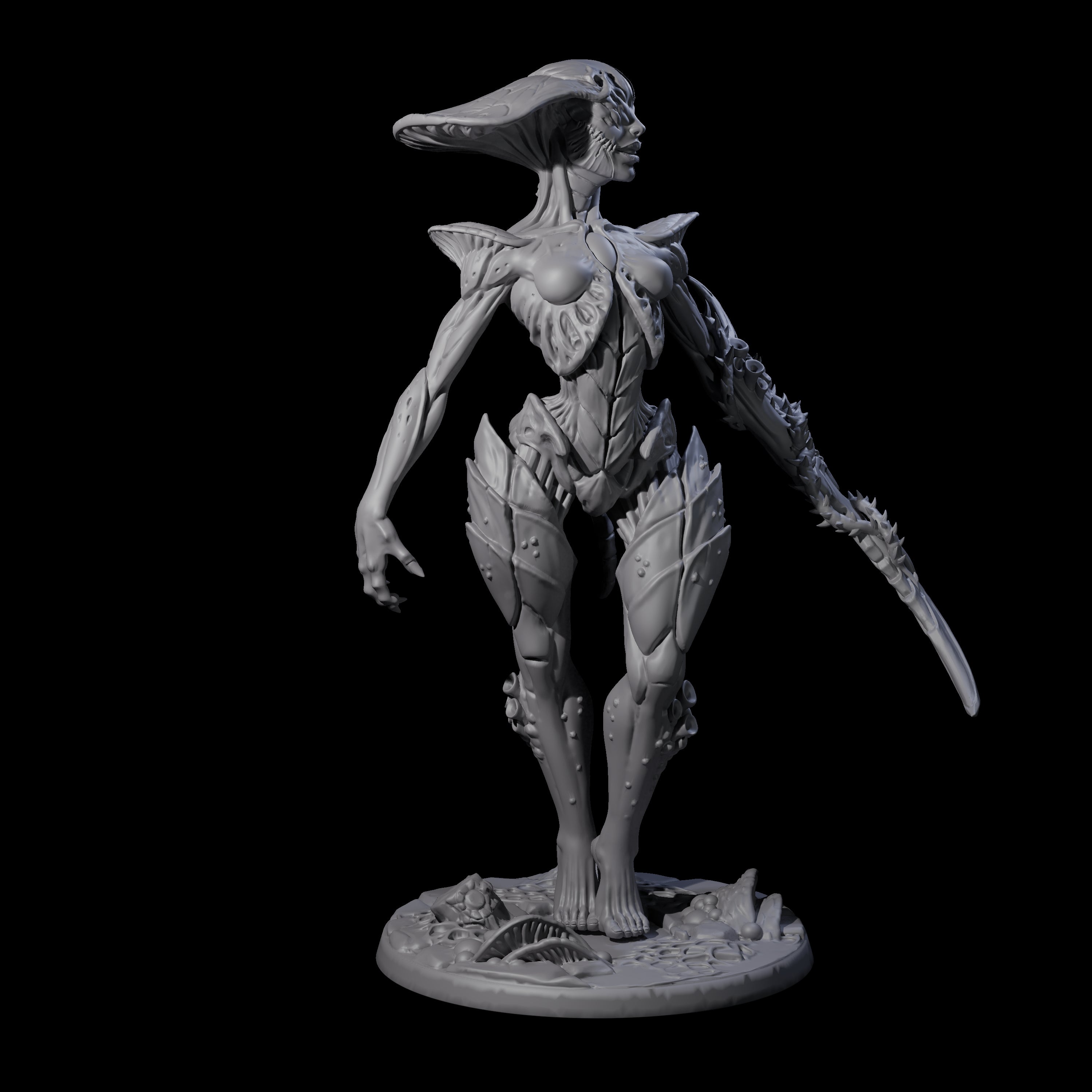 Regal Myconid Matriarch Miniature for Dungeons and Dragons, Pathfinder or other TTRPGs