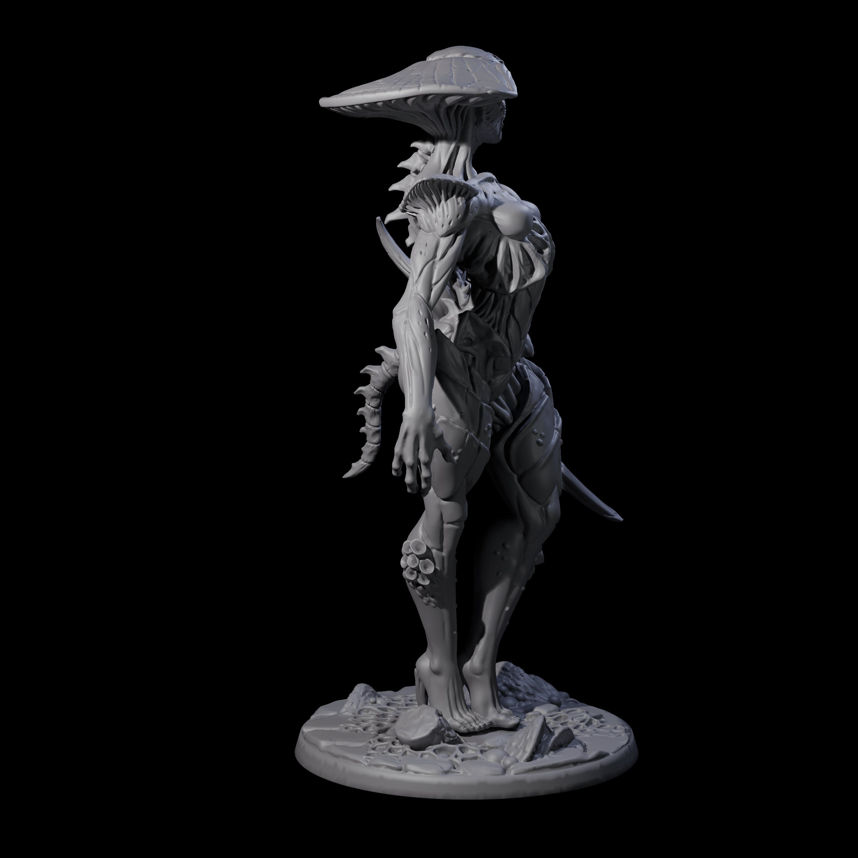 Regal Myconid Matriarch Miniature for Dungeons and Dragons, Pathfinder or other TTRPGs