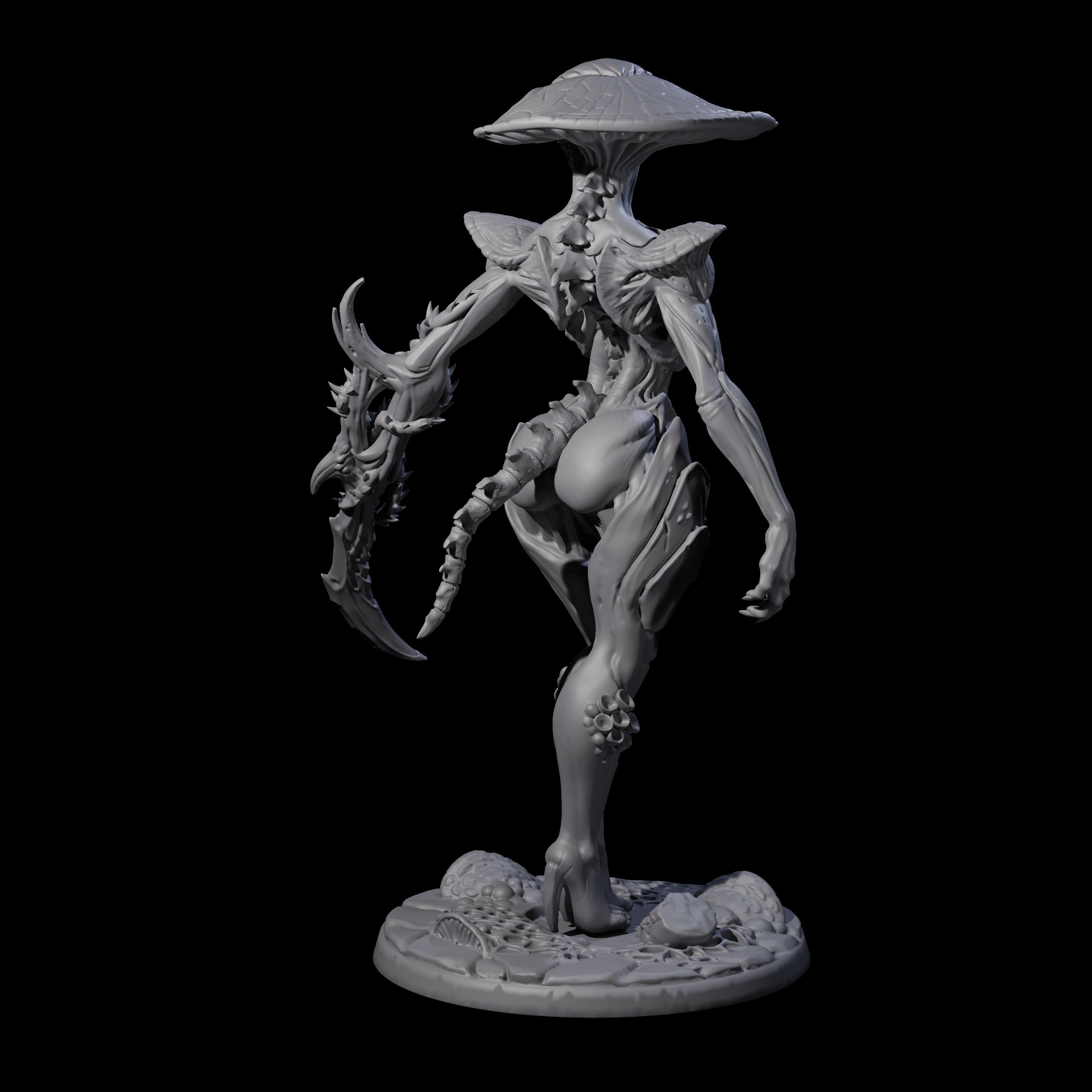 Regal Myconid Matriarch Miniature for Dungeons and Dragons, Pathfinder or other TTRPGs