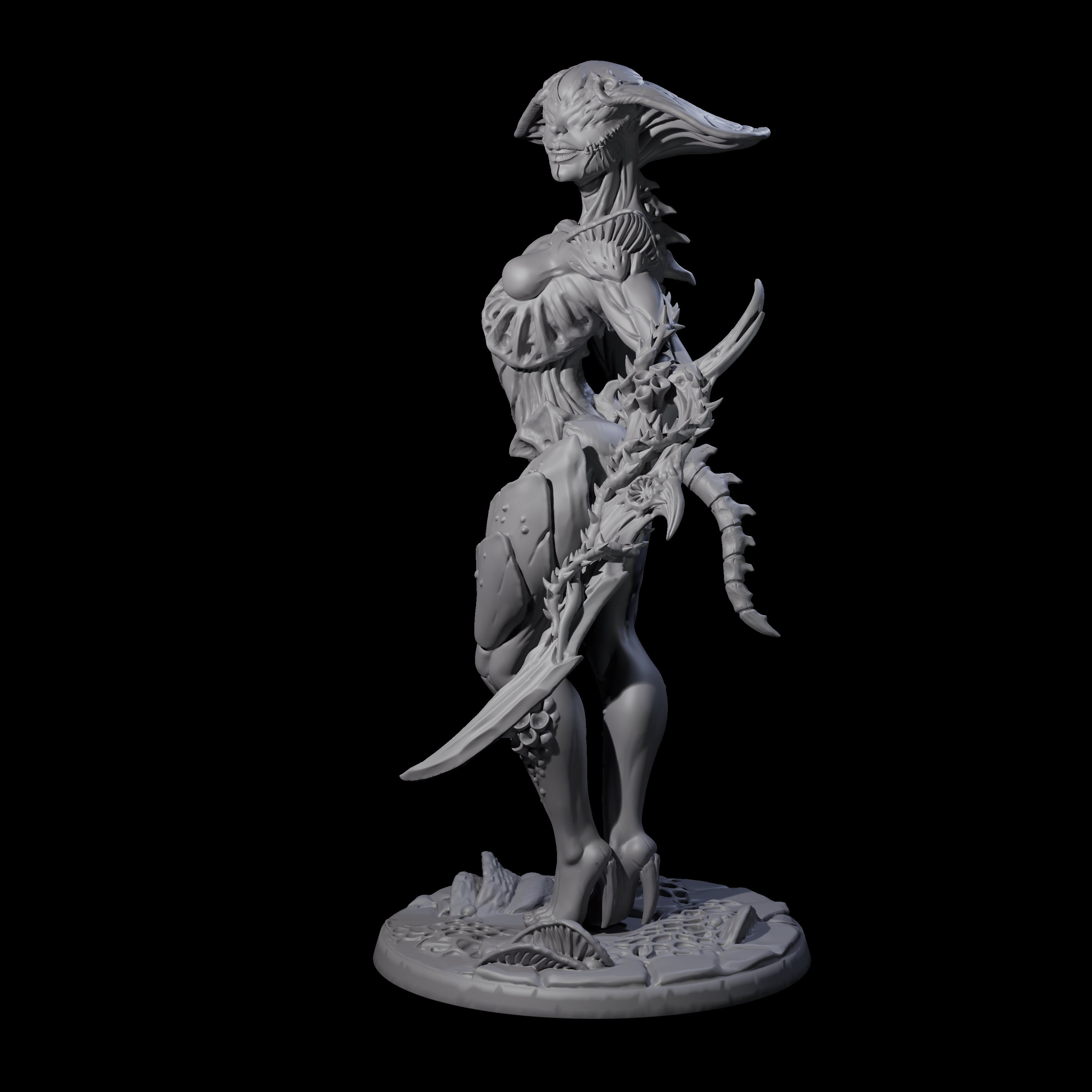 Regal Myconid Matriarch Miniature for Dungeons and Dragons, Pathfinder or other TTRPGs