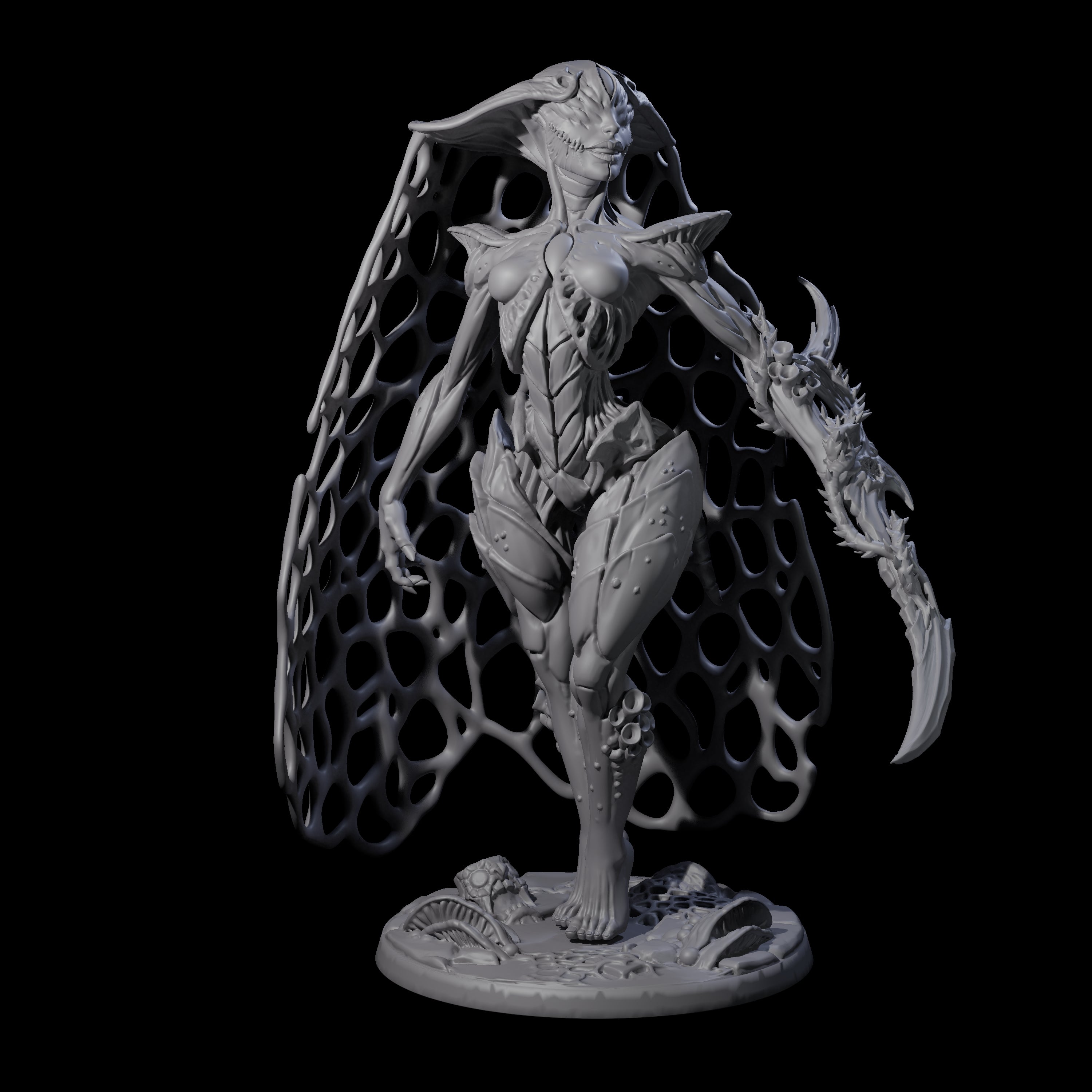 Regal Myconid Matriarch Miniature for Dungeons and Dragons, Pathfinder or other TTRPGs