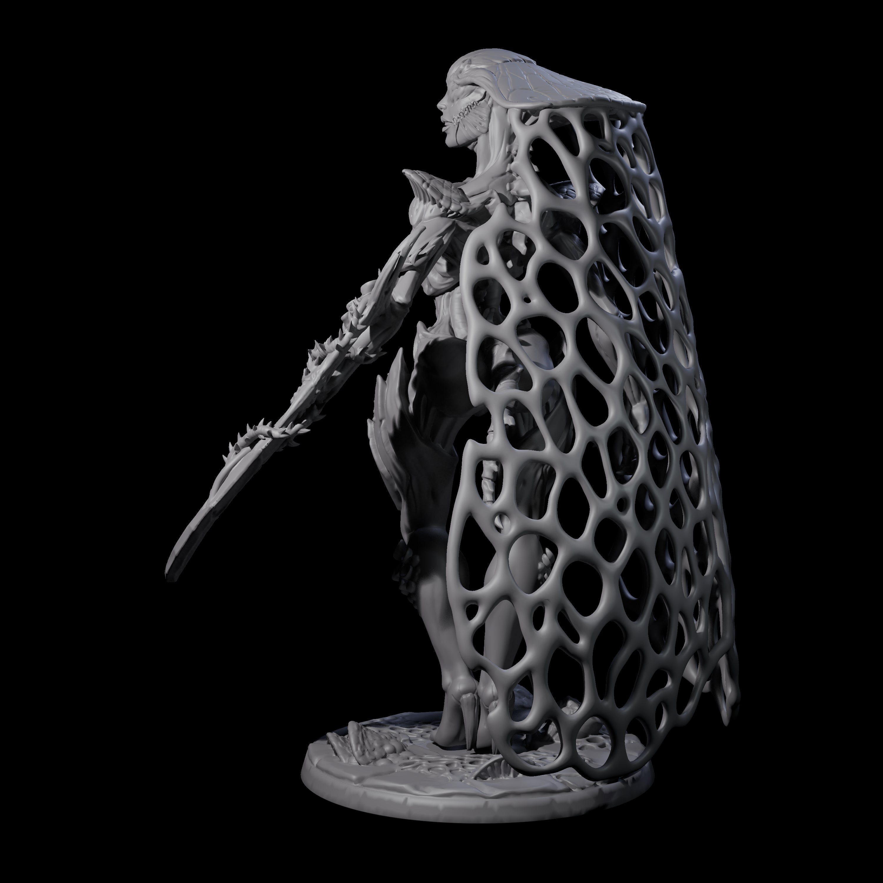 Regal Myconid Matriarch Miniature for Dungeons and Dragons, Pathfinder or other TTRPGs