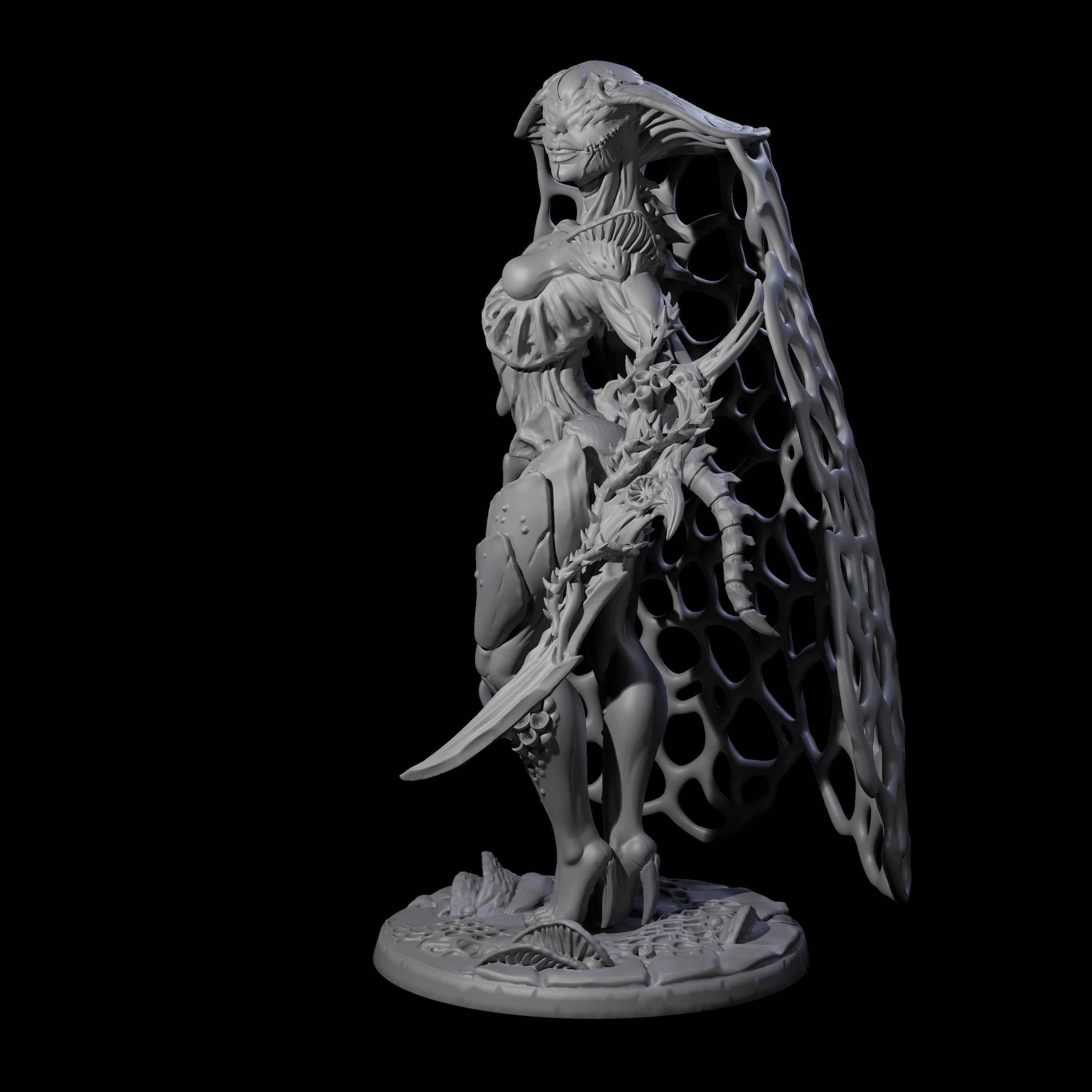 Regal Myconid Matriarch Miniature for Dungeons and Dragons, Pathfinder or other TTRPGs