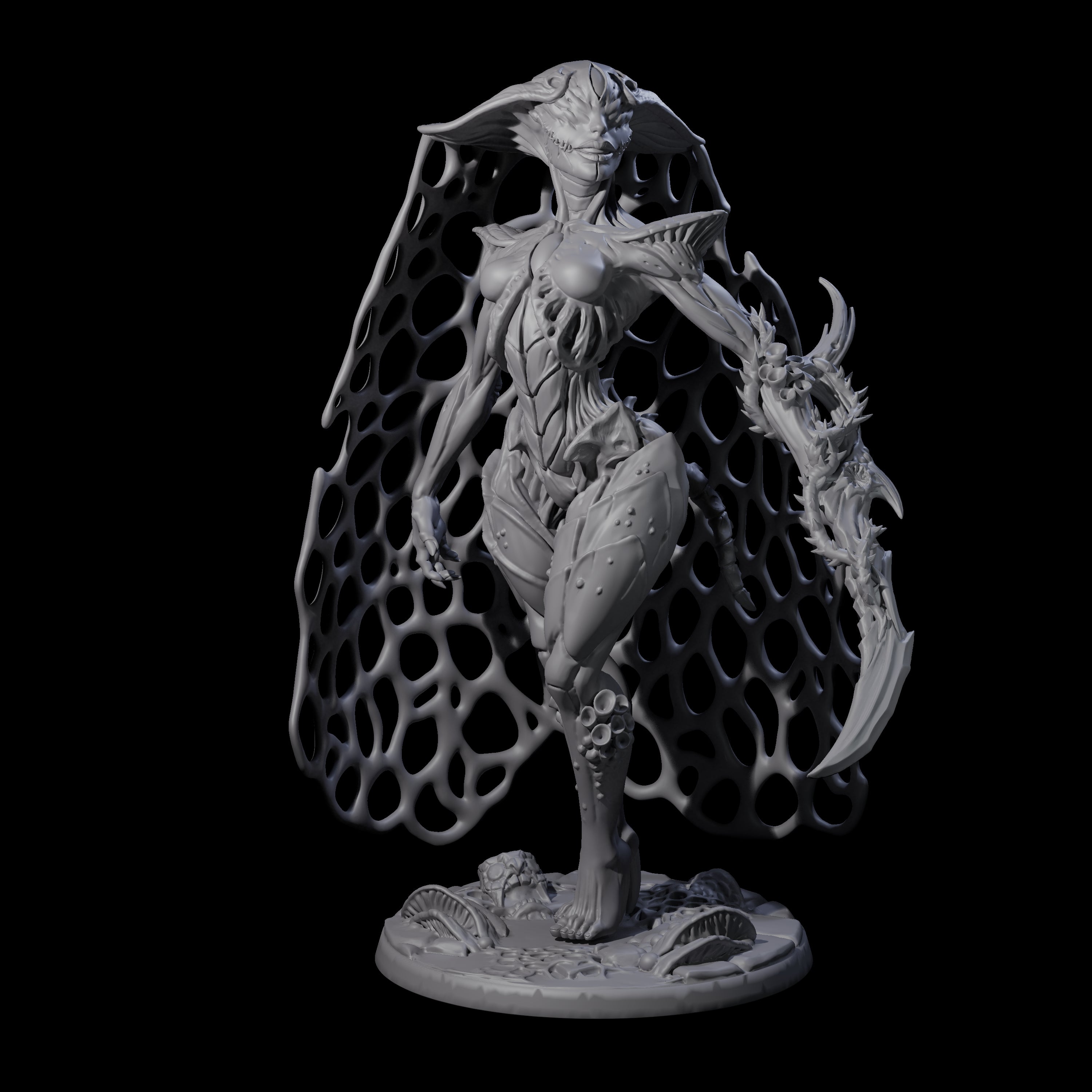 Regal Myconid Matriarch Miniature for Dungeons and Dragons, Pathfinder or other TTRPGs