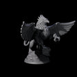 Regal Royal Griffon Miniature for Dungeons and Dragons, Pathfinder or other TTRPGs