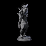Relaxed Woodland Druid Miniature for Dungeons and Dragons, Pathfinder or other TTRPGs