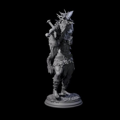 Relaxed Woodland Druid Miniature for Dungeons and Dragons, Pathfinder or other TTRPGs