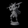 Relaxed Woodland Druid Miniature for Dungeons and Dragons, Pathfinder or other TTRPGs