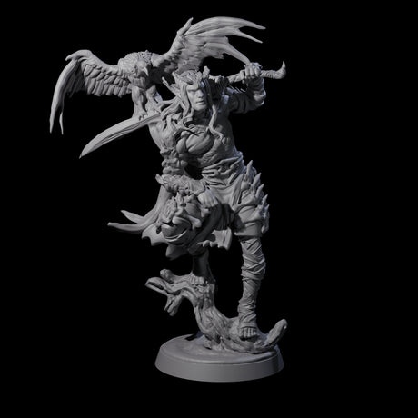 Relaxing Nature Knight Miniature for Dungeons and Dragons, Pathfinder or other TTRPGs