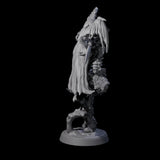 Relaxing Nature Knight Miniature for Dungeons and Dragons, Pathfinder or other TTRPGs
